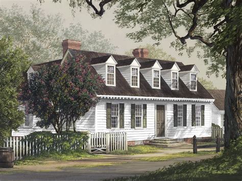 Colonial Virginia House Plans - Ewnor Home Design