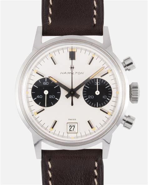 Hamilton Panda Chronograph Poor Man's Heuer Vintage Watch | S.Song ...