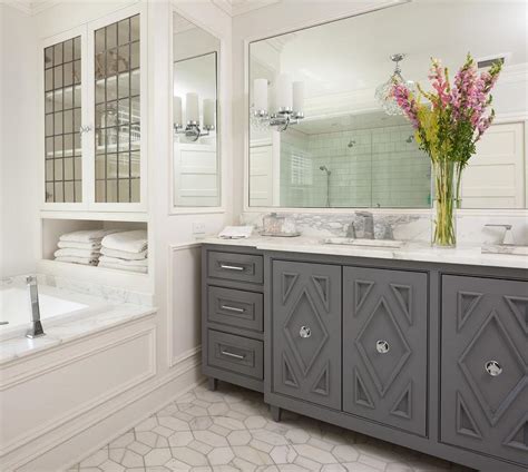 Dark Gray Bathroom Cabinets - 25 Beautiful Gray Bathrooms - Dark gray ...