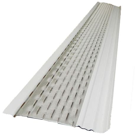 5 In White Aluminum Rain Gutter Home Depot | @ROSS BUILDING STORE