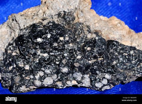 Obsidian, volcanic glass Stock Photo - Alamy