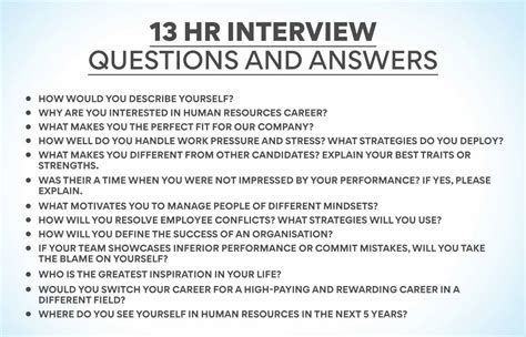 Top 13 HR Interview Questions And Answers For Freshers - Edureka