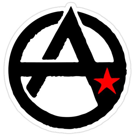 "Anarcho-Communist Symbol Stickers" Stickers by NeoFaction | Redbubble