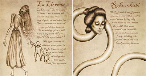 an illustration of a woman with long hair and a snake in her hand next to a drawing of a woman's ...