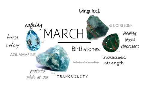 March Birthstones | March birth stone, Crystals, Birthstones