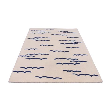 65% OFF - Crate & Barrel Crate & Barrel Abstract Area Rug / Decor in ...