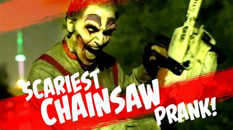 Clown Chainsaw Scare Prank | Experiential marketing campaigns, Pranks ...