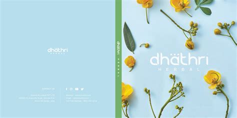 Brochure - Dhathri Ayurveda on Behance