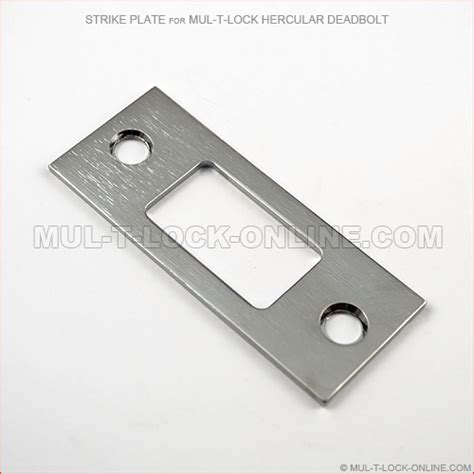 Strike Plate for MUL-T-LOCK Hercular Deadbolt @ MUL-T-LOCK-ONLINE.COM