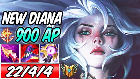 900 AP S+ WINTERBLESSED DIANA MID NEW LEGENDARY SKIN - CONQUEROR RIFTMAKER TRUE DAMAGE | SEASON ...