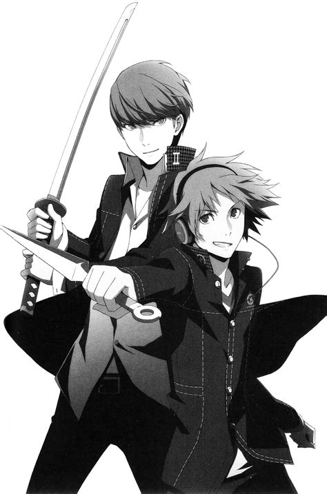 Exploding Implosion!, Souji and Yosuke image from the Persona 4 manga...