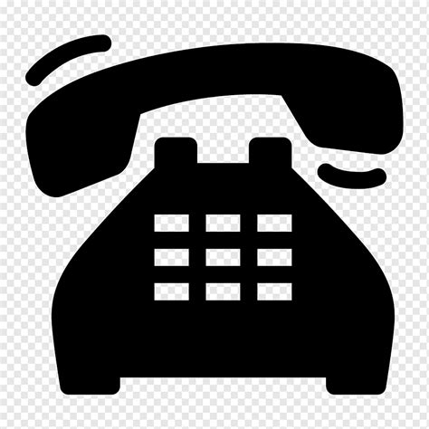 Telephone Icon Png Black