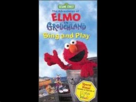 Sesame Street: The Adventures of Elmo in Grouchland: Sing and Play (1999 VHS) (Higher Quality ...