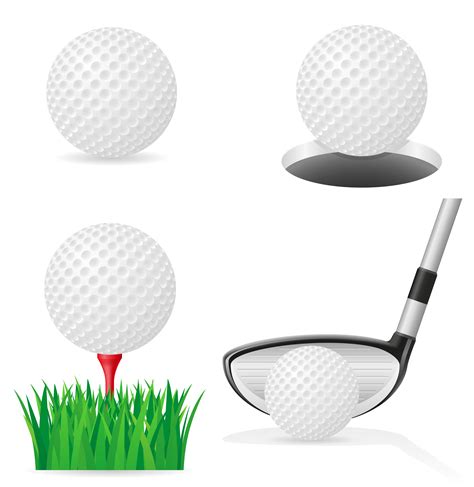 golf ball vector illustration 516142 Vector Art at Vecteezy