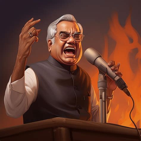 Premium AI Image | Atal Bihari Vajpayee Ai Images Atal Bihari Vajpayee Cartoon Character