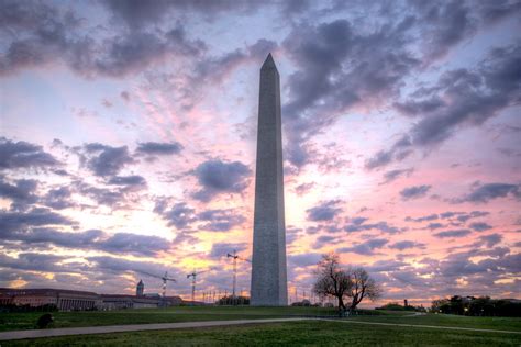 Beautiful Washington Monument Sunrise