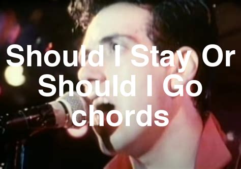 Should I Stay Or Should I Go chords by The Clash - Spy Tunes