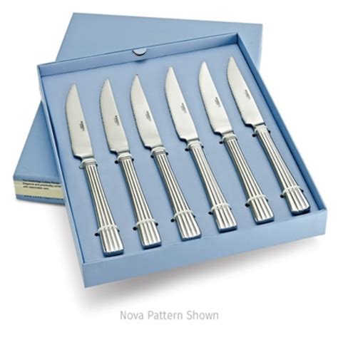 Stainless Steel 6 Piece Steak Knife Set