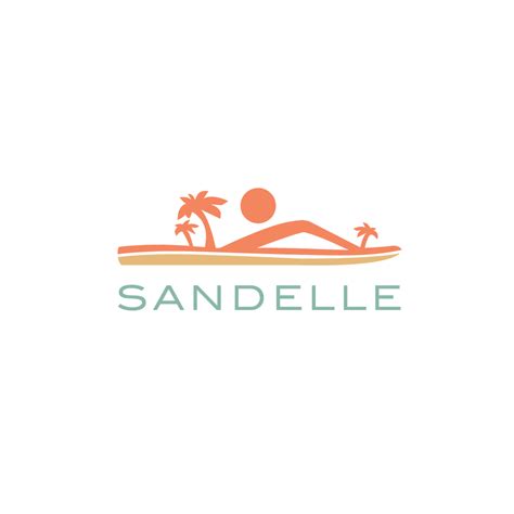 Logo For Sale—Sandelle Beach Sandal Logo Design – Logo Cowboy