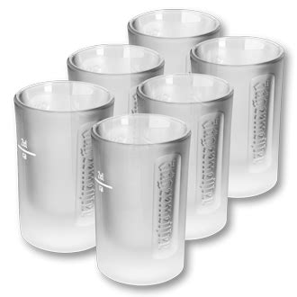 Shotglass 2 cl, Set of 6 Jägermeister Shop | Karton, Meister, Eiskalt