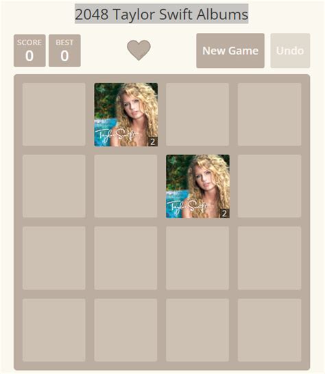 Taylor Swift 2048 - Taylor 2048