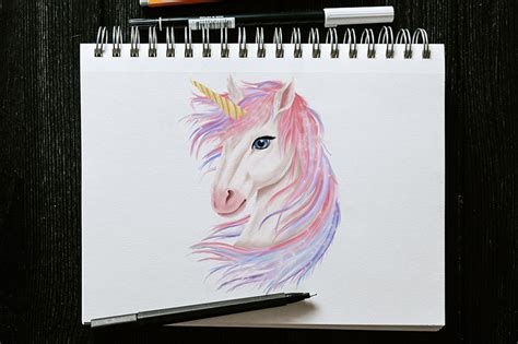 How to Draw a Unicorn – Create a Cute Unicorn Drawing