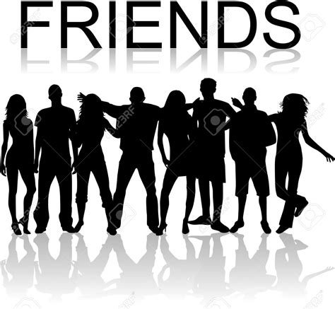 Free Friend Silhouette Cliparts, Download Free Friend Silhouette ...