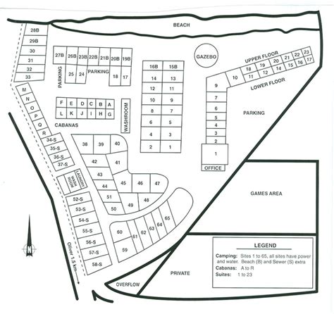 Site Map - The Lakeside Resort - Oliver