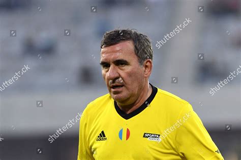 Portrait Gheorghe Hagi During Team Romania Editorial Stock Photo ...