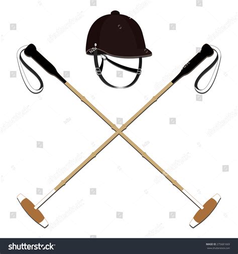 Polo Game Equipment Hat Mallet Stock Vector (Royalty Free) 275681669 | Shutterstock