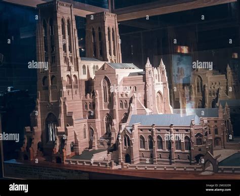 Miniature model of Liverpool Cathedral Stock Photo - Alamy