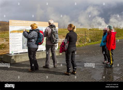 Attractions on the Golden Circle Route, Iceland Stock Photo - Alamy