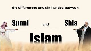 Difference Between Sunni And Shiite Chart