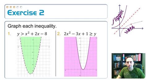 4.9: Graph and Solve Quadratic Inequalities, 1 - YouTube