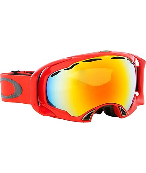 Oakley Splice Viper Red Snowboard Goggles | Zumiez