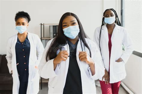 Group of African Medical Doctors Portrait. Stock Photo - Image of care ...