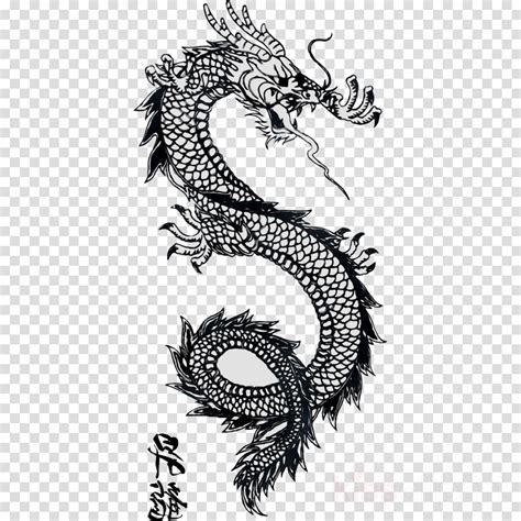 Chinese Dragon Tattoo PNG