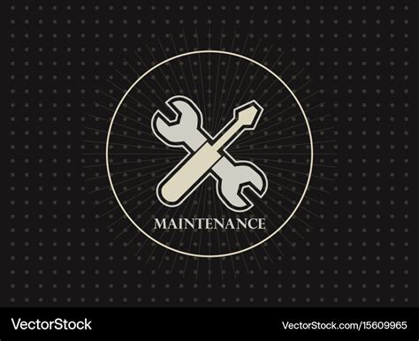 Maintenance logo icon design Royalty Free Vector Image