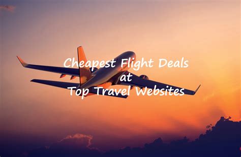 Cheapest Flight Deals at These Top Travel Websites | Shoestring Travel ...