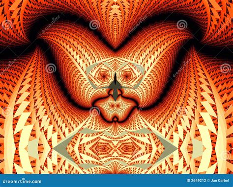 Fractal Devil Face Stock Photography - Image: 2649212