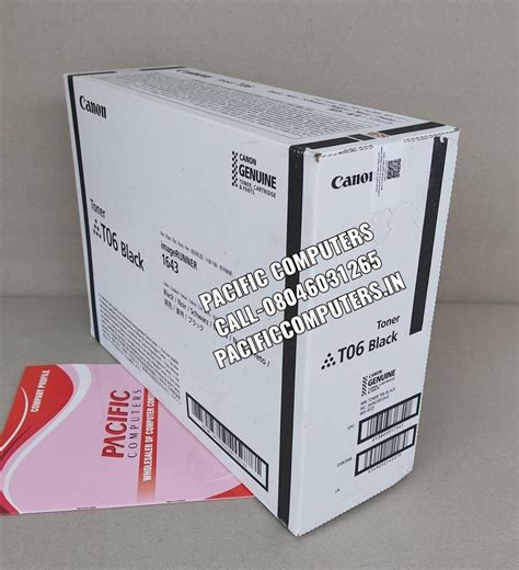 Imagerunner Canon T06 Black Toner Cartridge, Compatible Model Name/Number: iR1643 at Rs 6500 in ...