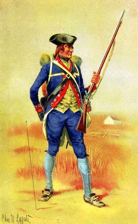 UNIFORMS OF THE AMERICAN REVOLUTION -- Third New Jersey Regiment, 1777 ...