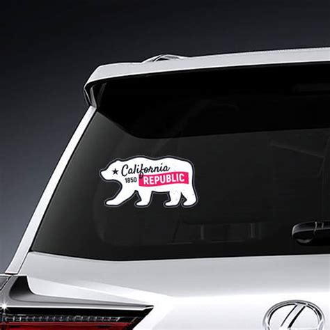 California Republic Bear Sticker