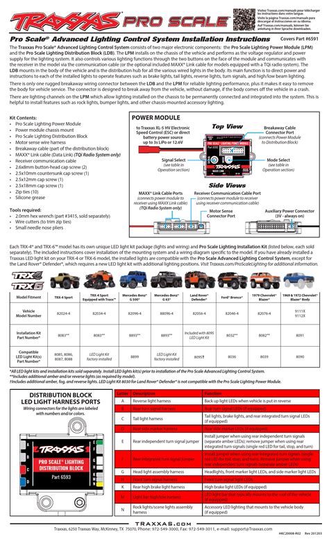 Pro Scale Advanced Lighting Control System Installation Instructions