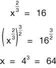 Rational/negative exponents