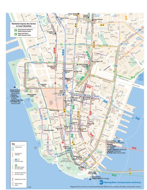 Lower Manhattan Map