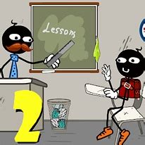 STICKMAN ESCAPE SCHOOL 2 free online game on Miniplay.com