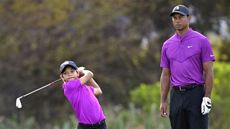 Tiger Woods son Charlie Woods wows crowd in TV debut