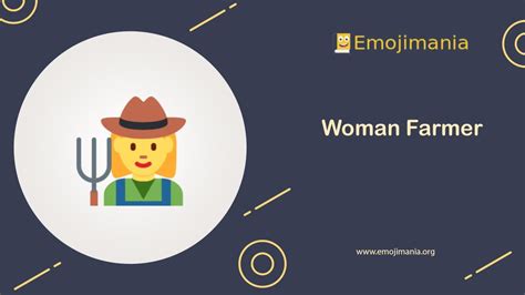 👩‍🌾 Meaning | Woman Farmer Emoji | Copy and Paste