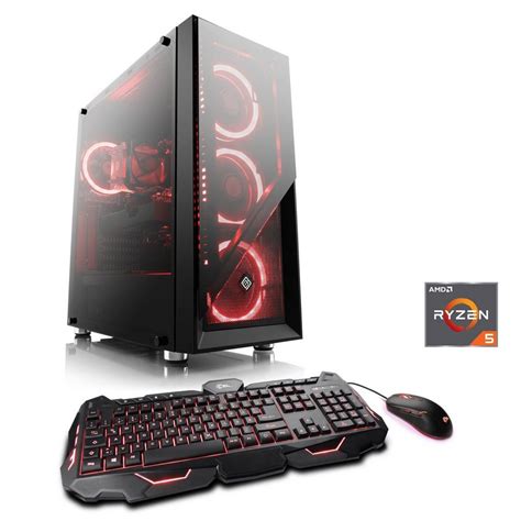 CSL Gaming PC, AMD Ryzen 5 3600X, Radeon RX 590, 16GB DDR4, SSD »Sprint T8585 Windows 10 Home ...